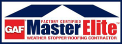 GAF-Elk Master Elite certified roofing contractor